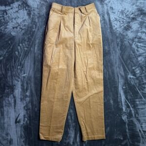 Vintage Lord Isaacs Sport Corduroy Chino Pants Size 27x27 Beige